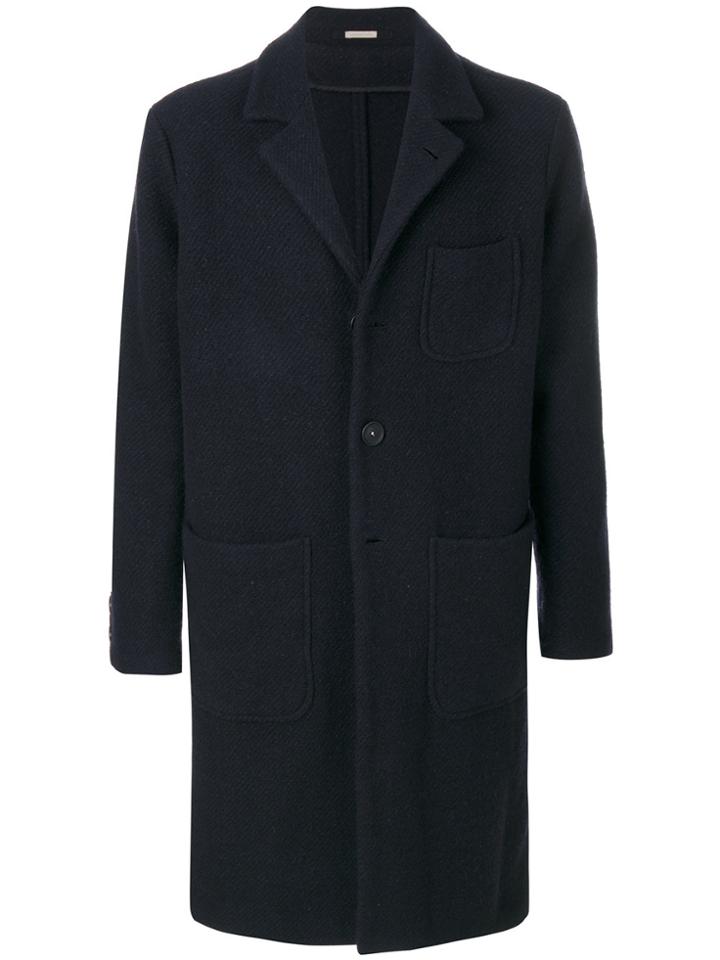 Massimo Alba Single-breasted Coat - Blue