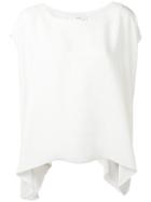 Iro Draped Back T-shirt, Women's, Size: 34, White, Polyester