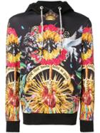 Philipp Plein Jungle Print Hoodie - Black