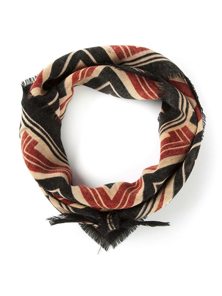 Biba Vintage Zig Zag Stripe Scarf, Women's