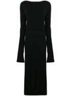 Maison Margiela Oversized Midi Dress - Black