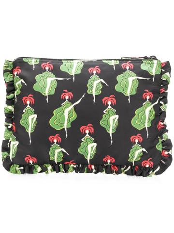La Doublej Can Can Oversized Clutch - Green