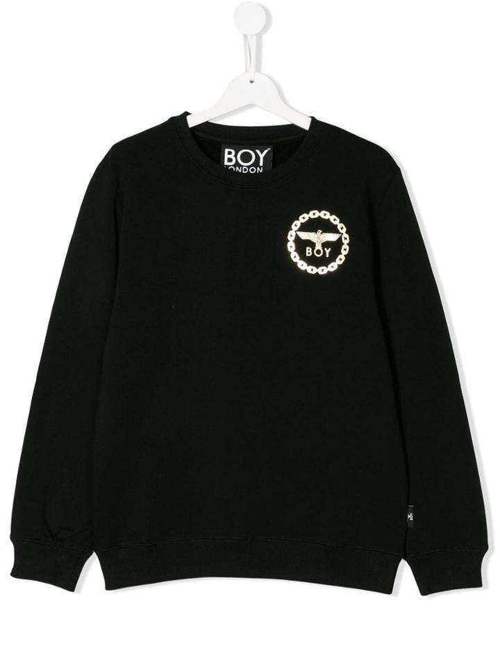 Boy London Kids Eagle Print Sweatshirt - Black