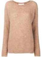 Chiara Bertani Glitter Effect Jumper - Nude & Neutrals