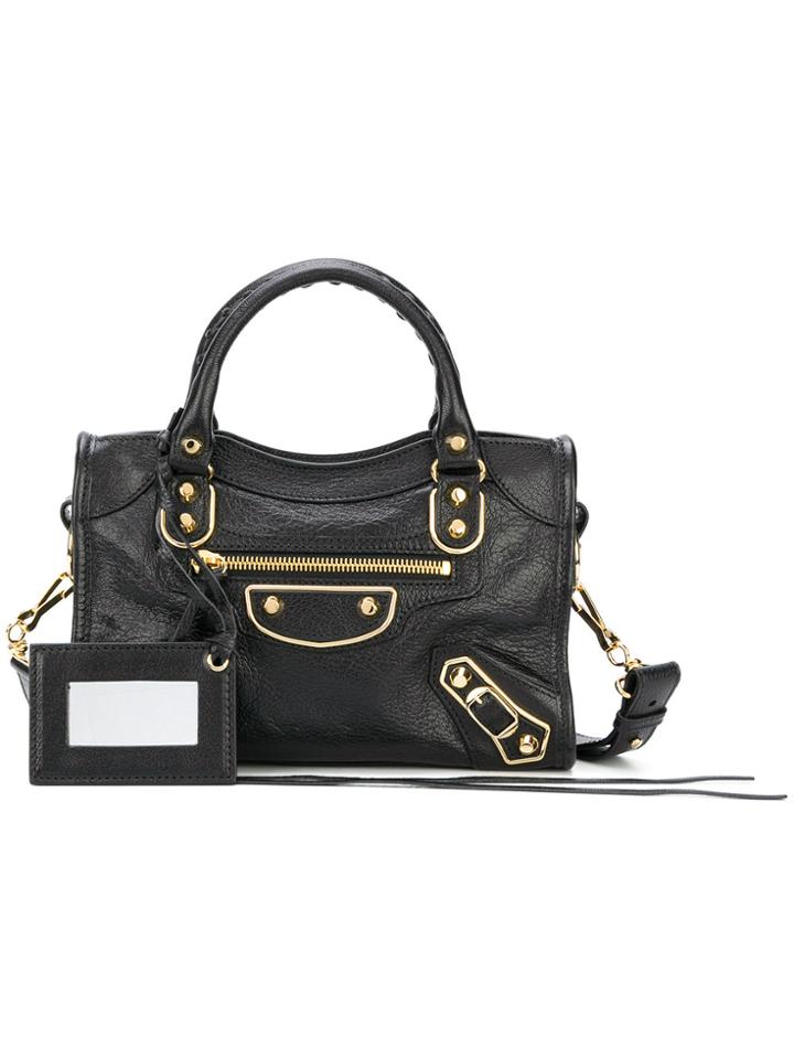 Balenciaga Bal Met Mini City - Black
