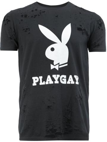 Loha Vete Playgay Logo T-shirt - Black
