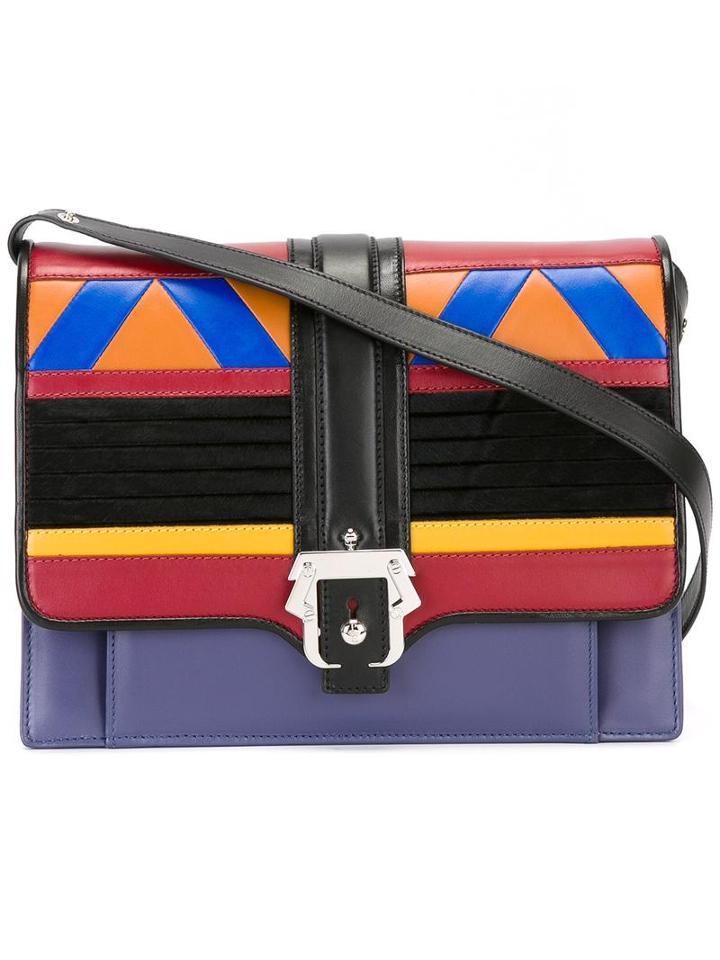 Paula Cademartori Colour Block Satchel, Women's, Leather/metal