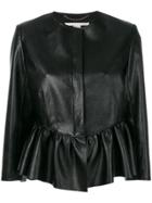 Stella Mccartney Peplum Hem Jacket - Black