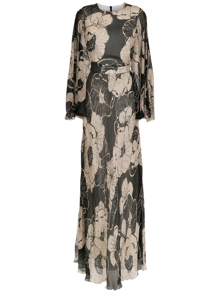 Sissa Silk Sirikit Rouge Dress - Black