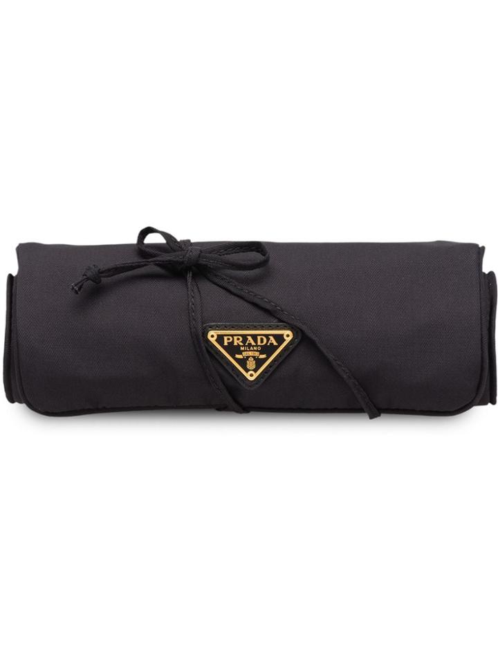 Prada Nylon Bag With Jewelry Case - Grey