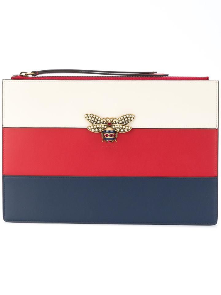 Gucci Striped Clutch - Multicolour