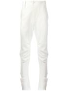 Lost & Found Ria Dunn - Raw Hem Trousers - Men - Cotton/hemp - L, Nude/neutrals, Cotton/hemp