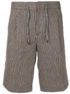 Brunello Cucinelli Pinstriped Shorts - Brown