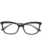 Dolce & Gabbana Eyewear Cat Eye Glasses - Black