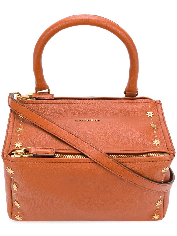 Givenchy Sun Studded Medium Pandora Tote - Brown