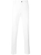 Incotex - Straight-leg Trousers - Men - Cotton/spandex/elastane - 52, White, Cotton/spandex/elastane