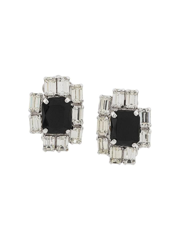 Christian Dior X Susan Caplan 1990's Archive Embellished Clip-on