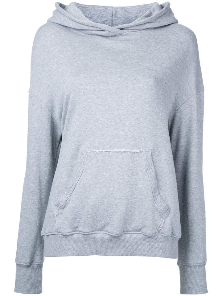 Cityshop Front Pocket Hoodie, Women's, Grey, Cotton