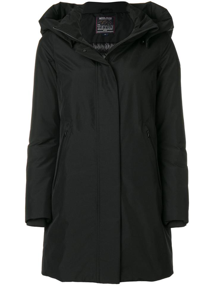 Woolrich Padded Raincoat - Black