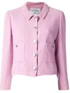 Chanel Vintage Cropped Jacket, Women's, Size: 42, Pink/purple