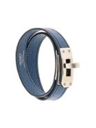 Hermès Pre-owned Twist-lock Bracelet - Blue