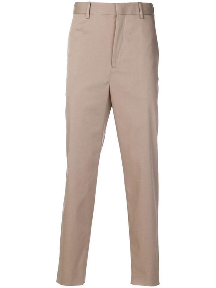 Neil Barrett Straight Leg Trousers - Neutrals