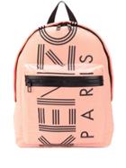 Kenzo Large Logo-print Backpack - Orange