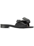 Nº21 Abstract Bow Sandals - Black
