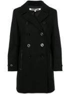 Mcq Alexander Mcqueen Mid-length Peacoat - Black