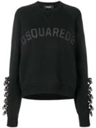 Dsquared2 Buckled Sleeve Sweatshirt - Black