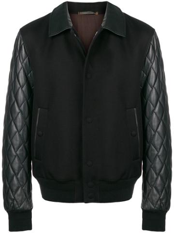Ermenegildo Zegna Couture Contrast Shirt Jacket - Black