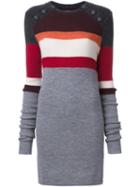 Isabel Marant Étoile 'duffy' Knitted Dress, Women's, Size: 42, Grey, Wool