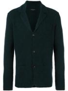 Roberto Collina Knitted Button Through Jacket, Men's, Size: 50, Green, Polyamide/spandex/elastane/merino/alpaca