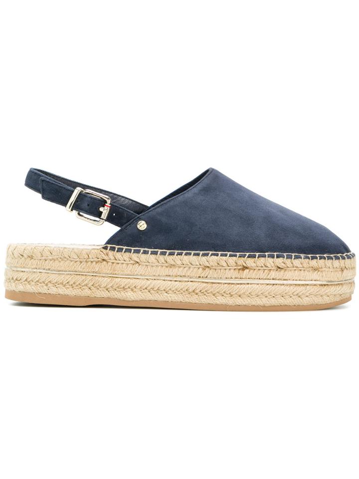 Tommy Hilfiger Slingback Espadrilles - Blue