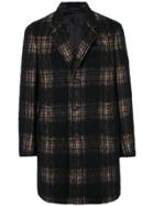 Caruso Single Breasted Coat - Black