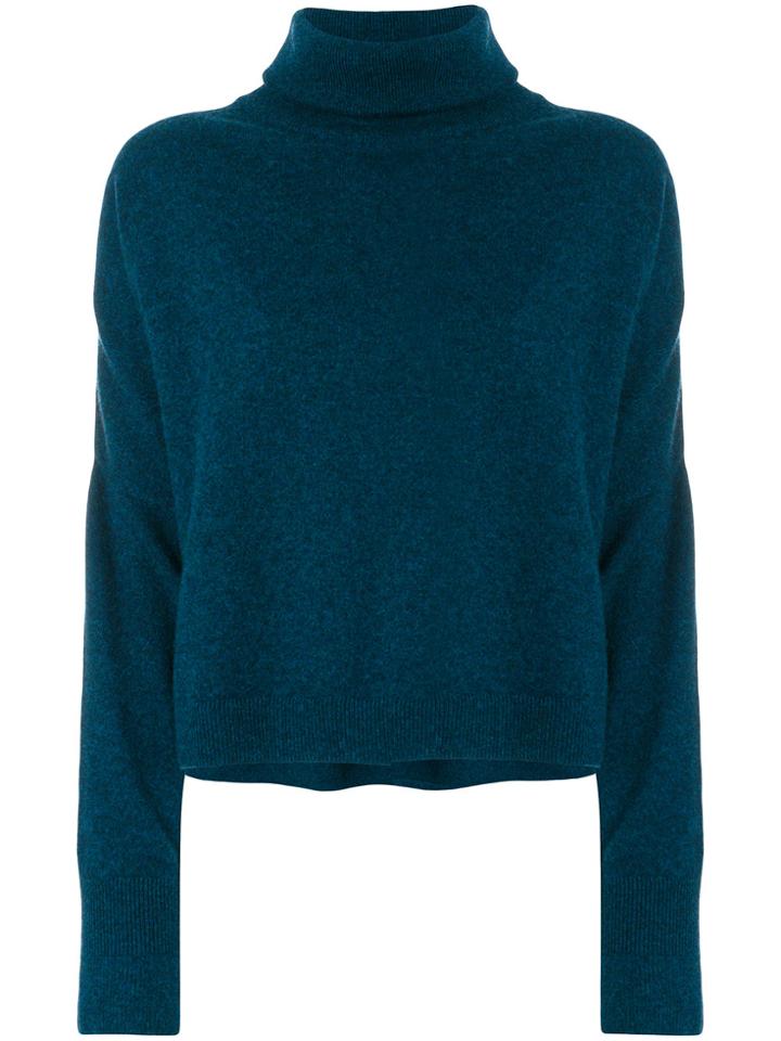 Dusan Turtleneck Jumper - Blue