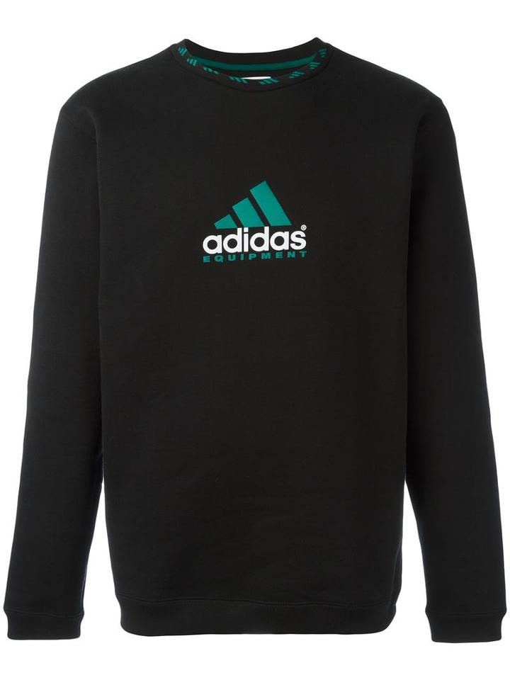 Adidas Originals 'eqt' Crew Sweatshirt, Men's, Size: Xl, Black, Cotton/polyester