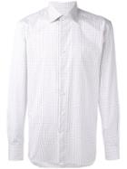 Ermenegildo Zegna - Checked Shirt - Men - Cotton - 43, White, Cotton