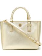 Tory Burch Robinson Square Tote, Women's, Grey, Leather