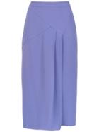 Andrea Marques Midi Panelled Skirt - Purple