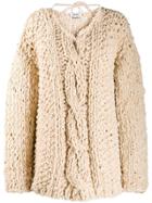 Acne Studios Chunky Cable-knit Jumper - Neutrals