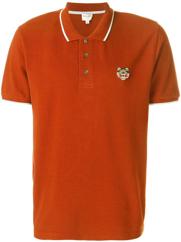 Kenzo Mini Tiger Polo Shirt - Yellow & Orange