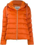 Herno Zip-front Puffer Jacket - Orange