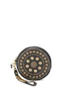Moschino Shield Clutch Bag - Black