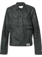 Prps Destroyed Effect Denim Jacket, Men's, Size: Xxl, Black, Cotton