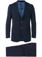 Tonello Formal Two-piece Suit, Men's, Size: 52, Blue, Virgin Wool/cupro