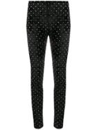 Amen Crystal Embellished Trousers - Black