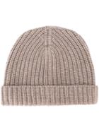 Eleventy Knitted Hat, Men's, Brown, Cashmere