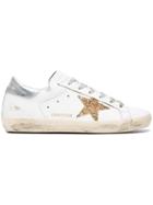 Golden Goose Deluxe Brand White Superstar Leather Sneakers
