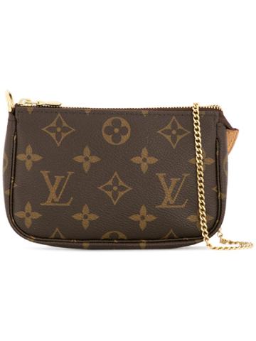 Louis Vuitton Vintage Mini Pochette Accessoires Hand Bag - Brown